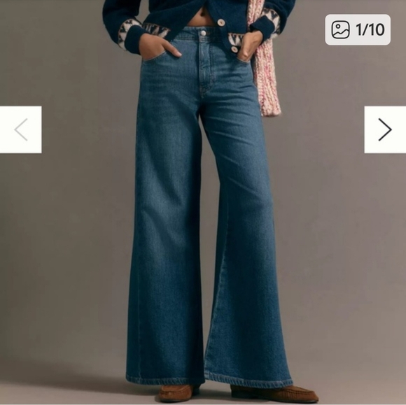 Pilcro Denim - Pilcro Dark Blue Flare Jeans